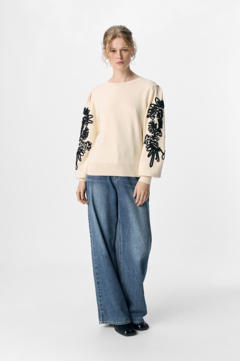 Object objjoana l/s knit pullover noos